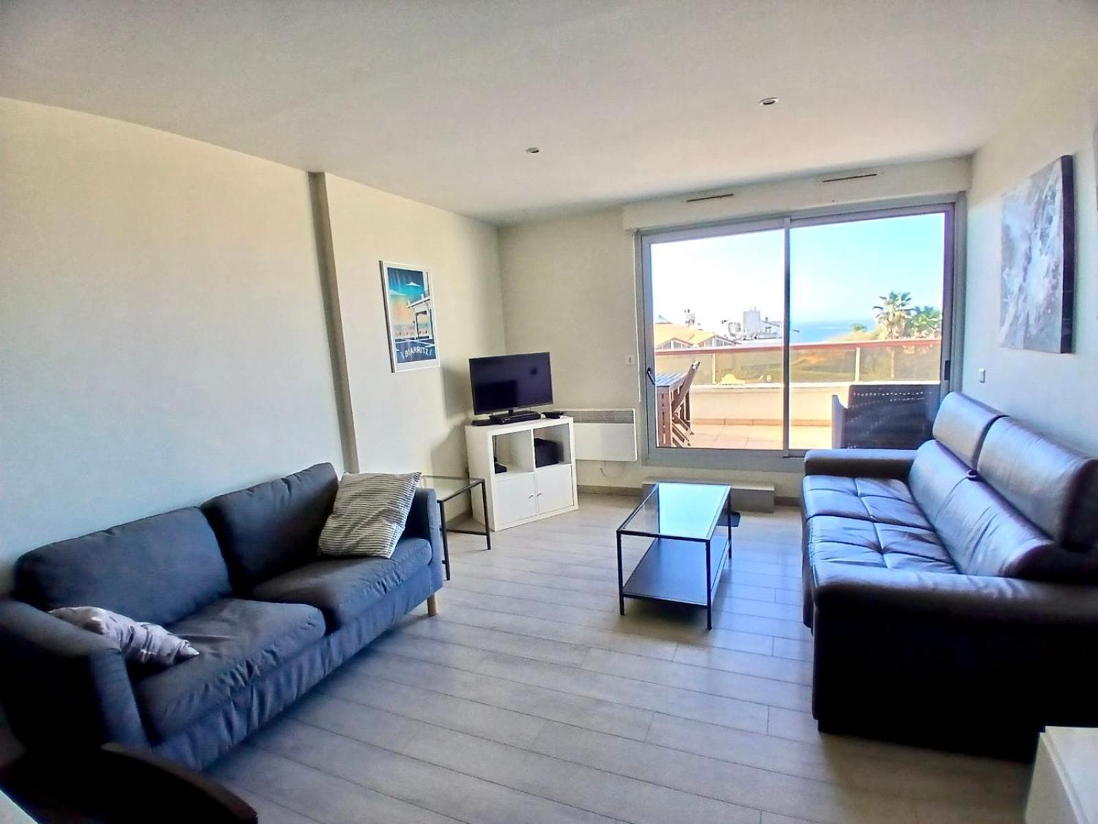 Vue Sur Mer Et Plage De Marbella 比亚里茨 外观 照片